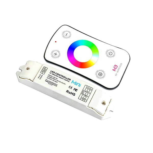 M3+M3-3A, RGB Controller, High-end Controller for RGB Multic Color LED Strips in the Kitchen, Warranty 5 Years